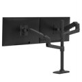 Ergotron LX Series LX Dual Stacking Arm - Tall Pole - Matte Black - Klemme - 20 kg - 101,6 cm (40") - 100 x 100 mm - Höhenverstellung - Schwarz