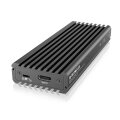 ICY BOX IB-1817MC-C31 - SSD-Gehäuse - M.2 - PCI Express 3.0 - Serial ATA III - 10 Gbit/s - USB Anschluss - Grau