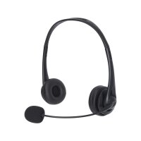 SANDBERG USB Office Headset - Kopfhörer - Kopfband - Büro/Callcenter - Schwarz - Binaural - Knopf