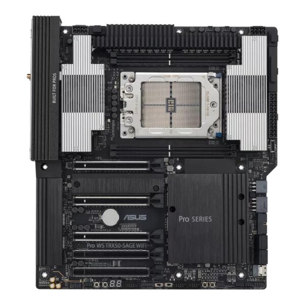 ASUS Pro WS TRX50-SAGE WIFI - AMD - Socket sTR5 - AMD Ryzen Threadripper 1000 Series - DDR5-SDRAM - 1 TB - DIMM
