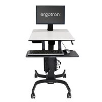 Ergotron WorkFit-C - Single LD Sit-Stand Workstation -...