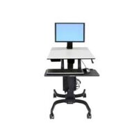 Ergotron WorkFit-C - Single LD Sit-Stand Workstation -...