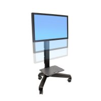 Ergotron Neo-Flex Mobile MediaCenter UHD - Multimedia-Wagen - Schwarz - Flachbildschirm - 54,5 kg - 127 cm (50") - 177,8 cm (70")