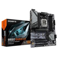 Gigabyte B650 EAGLE AX Mainboard - AMD Ryzen 9000er-Serie - 12+2+2 Phasen VRM - bis zu 7600 MHz DDR5 (OC) - 1xPCIe 5.0 + 2xPCIe 4.0 M.2 - GbE LAN - WIFI 6E - USB 3.2 Gen 2 - AMD - Sockel AM5 - AMD Ryzen 7000 Series - AMD Ryzen 8000 Series - AMD Ryzen 9000