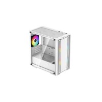 Deepcool CC360 WH ARGB - Mini Tower - PC - Weiß - micro ATX - Mini-ITX - ABS - Stahl - Gehärtetes Glas - Multi