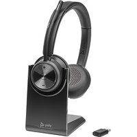 Poly Savi 7320 UC DECT 1880-1900 MHz Stereo-Headset - Kabellos - Büro/Callcenter - 160 g - Kopfhörer - Schwarz
