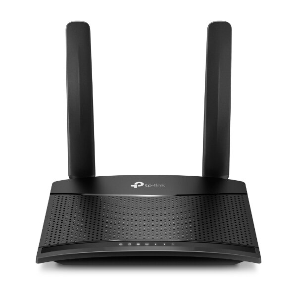 TP-LINK 300 Mbps Wireless N 4G LTE Router - Wi-Fi 4 (802.11n) - Einzelband (2,4GHz) - Ethernet/LAN - 3G - Schwarz - Tabletop-Router