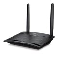 TP-LINK 300 Mbps Wireless N 4G LTE Router - Wi-Fi 4 (802.11n) - Einzelband (2,4GHz) - Ethernet/LAN - 3G - Schwarz - Tabletop-Router