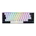Sharkoon SGK50 S4 - 60% - Kabelgebunden - USB - QWERTZ - RGB-LED - Weiß