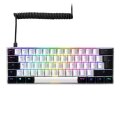 Sharkoon SGK50 S4 - 60% - Kabelgebunden - USB - QWERTZ - RGB-LED - Weiß
