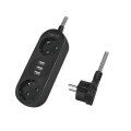 LogiLink LPS262U - 1,5 m - Drinnen - IP20 - 1,5 mm² - Schwarz - CE