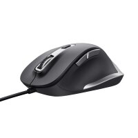 Trust Fyda - rechts - Optisch - USB Typ-A - 5000 DPI - Schwarz