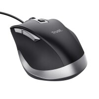 Trust Fyda - rechts - Optisch - USB Typ-A - 5000 DPI - Schwarz