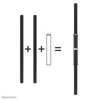 Neomounts FPMA-CPCONNECTBLACK Adapter für Verlängerungsrohr - 50 kg - Stahl - Schwarz