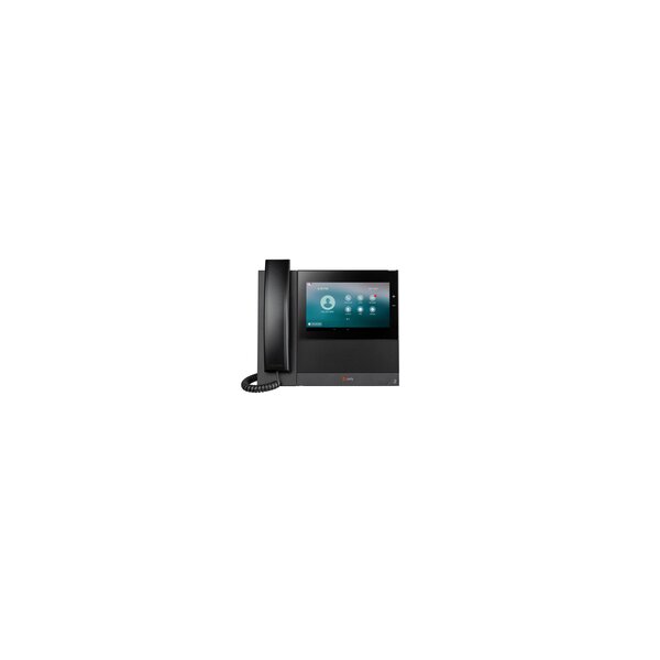 Poly CCX 600 Business-Medientelefon mit Open SIP und PoE-fähig - IP-Telefon - Schwarz - Kabelgebundenes Mobilteil - 24 Zeilen - LCD - 17,8 cm (7")