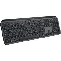 Logitech MX Keys S - Volle Größe (100%) - RF Wireless + Bluetooth - Scherenschlüsselschalter - QWERTZ - LED - Graphit