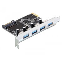 Delock PCI Express Card > 4 x USB 3.0 - USB-Adapter - PCI Express 2.0 x1