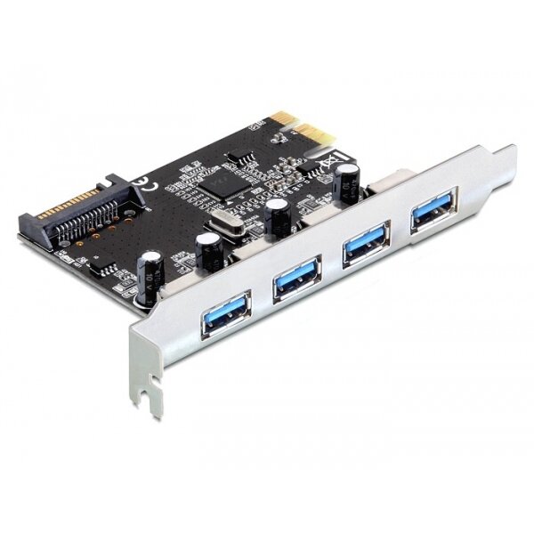 Delock PCI Express Card > 4 x USB 3.0 - USB-Adapter - PCI Express 2.0 x1