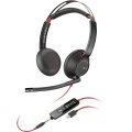 Poly Headset Blackwire USB 5220 Stereo+ - Headset - 20 KHz