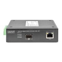 DIGITUS Industrieller Gigabit Medien Konverter RJ45, SFP