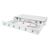 DIGITUS LWL Spleißbox, bestückt, LC, OM3