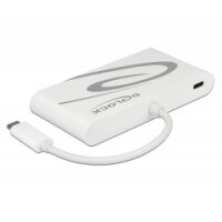Delock 87731 - USB 3.2 Gen 1 (3.1 Gen 1) Type-C - Grau - Weiß - HDMI - RJ-45 - USB 3.2 Gen 1 (3.1 Gen 1) Type-A - USB 3.2 Gen 1 (3.1 Gen 1) Type-C - VGA - Windows 10 - Windows 8.1 - Mac OS X 10.9 Mavericks - Android