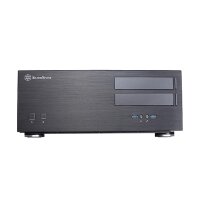 SilverStone Grandia GD08 - HTPC - PC - Schwarz - ATX - EATX - micro ATX - SSI CEB - SSI EEB - Aluminium - Stahl - Heimbüro