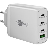 Goobay USB-C PD Multiport-Schnellladegerät 100 W...