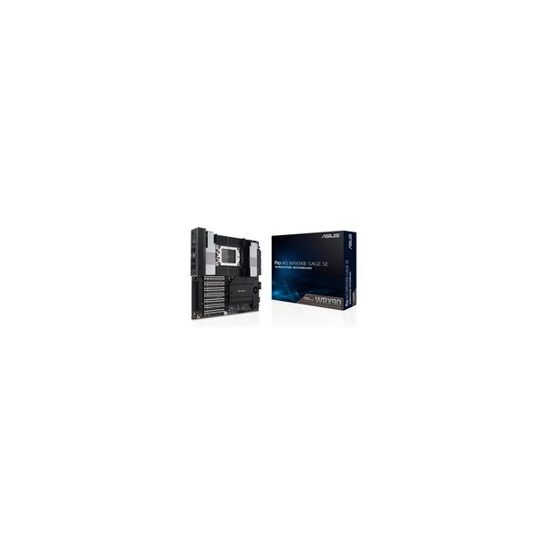 ASUS PRO WS WRX90E-SAGE SE, AMD, Socket sTR5, AMD Ryzen Threadripper PRO 7000 WX-Series, DDR5-SDRAM, DIMM, Okta-Kanal - Mainboard - Intel Sockel 1700 (Core i)