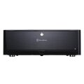 SilverStone GD06B - Desktop - PC - Schwarz - micro ATX - Mini-DTX - Mini-ITX - Aluminium - Kunststoff - SECC - 440 mm