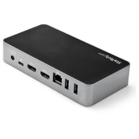 StarTech.com USB-C Dockingstation - Dual Monitor 1080p HDMI Laptop Dock - 65W Power Delivery - 1x USB-C - 3x USB-A - Ethernet - Dual Video USB 3.1 Gen 1 Typ-C Dock - Mac & Windows - Kabelgebunden - USB 3.2 Gen 1 (3.1 Gen 1) Type-C - 60 W - 10,100,1000 Mbi