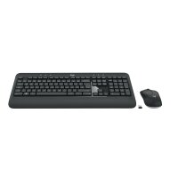 Logitech Advanced MK540 - Kabellos - RF Wireless - Membran Key Switch - QWERTZ - Schwarz - Weiß - Maus enthalten