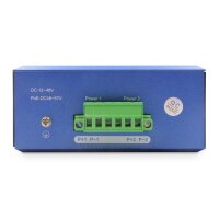 DIGITUS Industrieller 8 + 2-Port Gigabit Ethernet PoE Switch