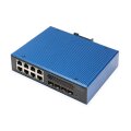 DIGITUS Industrieller 8 + 4 10G Uplink Port L3 managed Gigabit Ethernet Switch