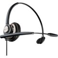 Poly EncorePro HW710 Ein-Ohr-Headset + Tragecase + Quick Disconnect - Kabelgebunden - Büro/Callcenter - Kopfhörer - Schwarz - Silber