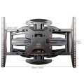 celexon Adjust-SRT70460 - 177,8 cm (70") - 100 x 100 mm - 600 x 400 mm - -10 - 2° - 6° - Schwarz