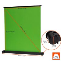 celexon Mobile Chroma Key Green Screen 150 x 180 cm