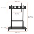 celexon 55120MP - 140 kg - 139,7 cm (55 Zoll) - 3,05 m (120 Zoll) - 1200 x 400 mm - 1200 x 800 mm - 1660 - 1820 mm