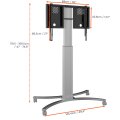 celexon 4286MS - Silber - 136 kg - Flur - 1 Stück(e) - 1254 mm - 752 mm