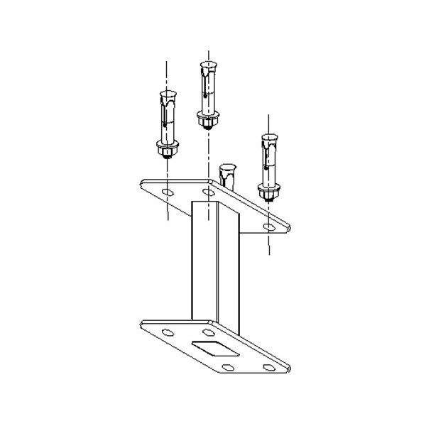 celexon Deckenabstandshalter für Professional Plus Anbau-Leinwände 40cm
