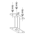 celexon Deckenabstandshalter für Professional Plus Anbau-Leinwände 40cm