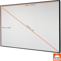 celexon HomeCinema Hochkontrastleinwand Frame 265 x 149...