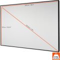 celexon HomeCinema Hochkontrastleinwand Frame 135" - Dynamic Slate - Rahmenleinwand - 342,9 cm
