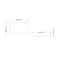 celexon Bodenplatte für Expert Display-Staender Adjust-4275PS und Adjust-4286PS