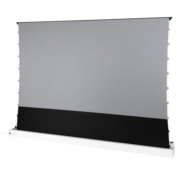 celexon UST Hochkontrast Bodenscheren Leinwand - HomeCinema Plus - 110" weiß - Motorisiert - 2,79 m (110 Zoll) - 2,44 m - 137 cm - 16:9 - Gespannter Bildschirm