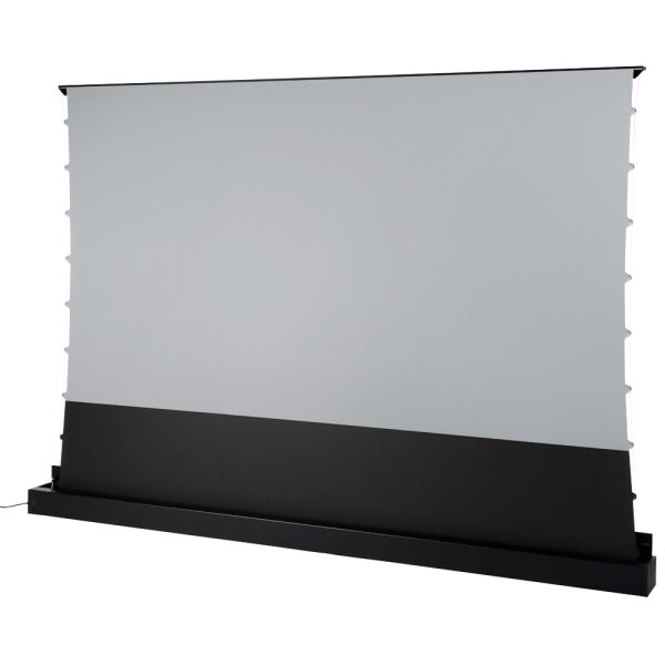 celexon UST Hochkontrast Bodenscheren Leinwand - HomeCinema Plus - 120" schwarz - Motorisiert - 3,05 m (120 Zoll) - 2,66 m - 149,4 cm - 16:9 - Gespannter Bildschirm