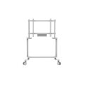 celexon Professional elektrisch höhenverstellbarer Display Rollwagen Adjust-42100MW