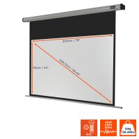 celexon 1090119 - 16:9 - Schwarz - Grau - Weiß