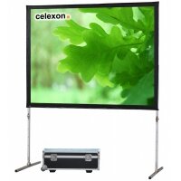 celexon Mobil Expert 203 x 114cm - 16:9 - Schwarz - Weiß