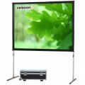 celexon Mobil Expert 406 x 228cm - 16:9 - Schwarz - Weiß